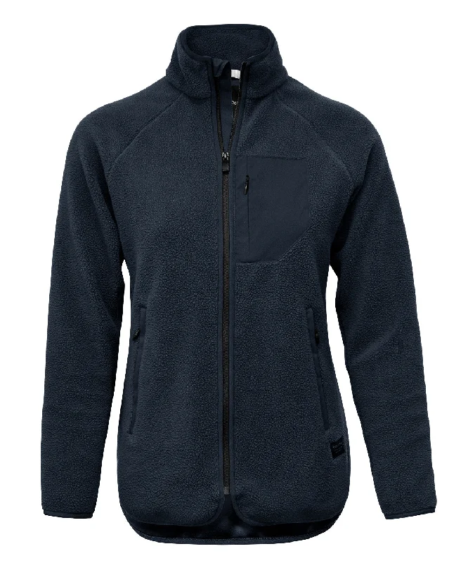 Dark Navy - Women’s Timberlake – modern sherpa fleeceRuffled Jackets