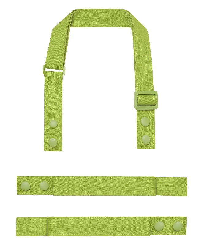 Lime - Swap & Pop' Customisable Apron - StrapsRecycled Fabric Jackets