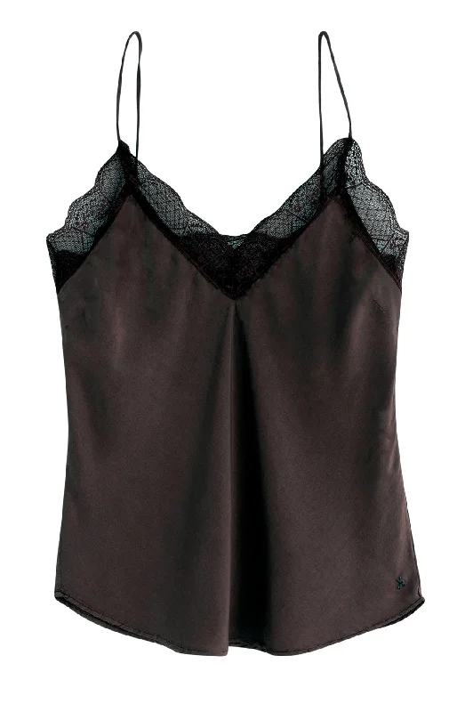 Chocolate Harper Silk CamisoleCamisoleSapphire