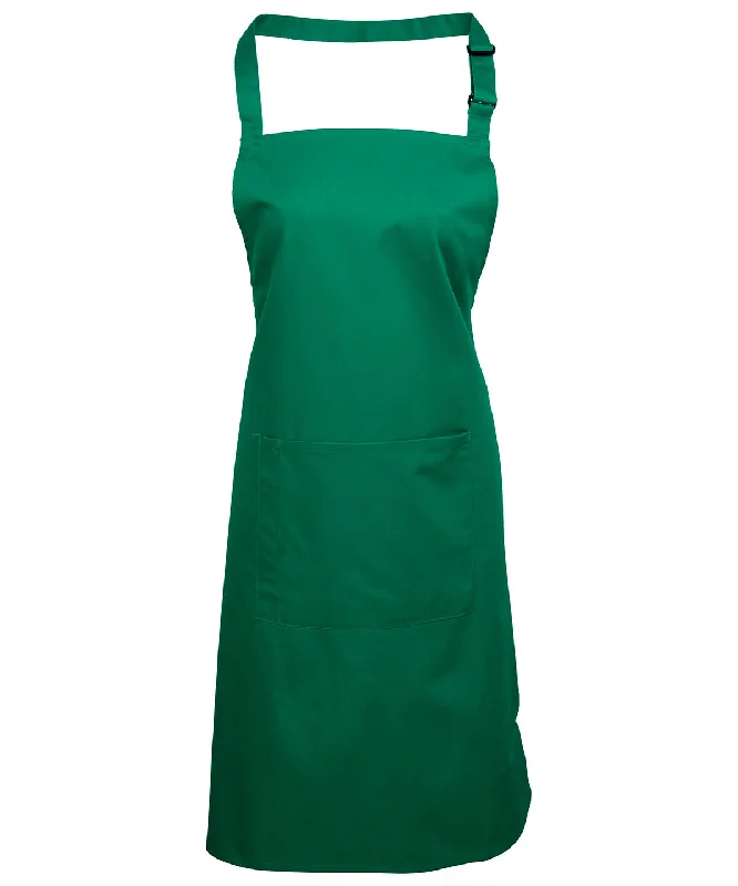 Emerald - Colours bib apron with pocketMesh Jackets