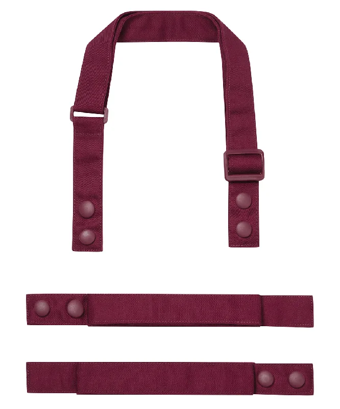 Burgundy - Swap & Pop' Customisable Apron - StrapsReflective Jackets