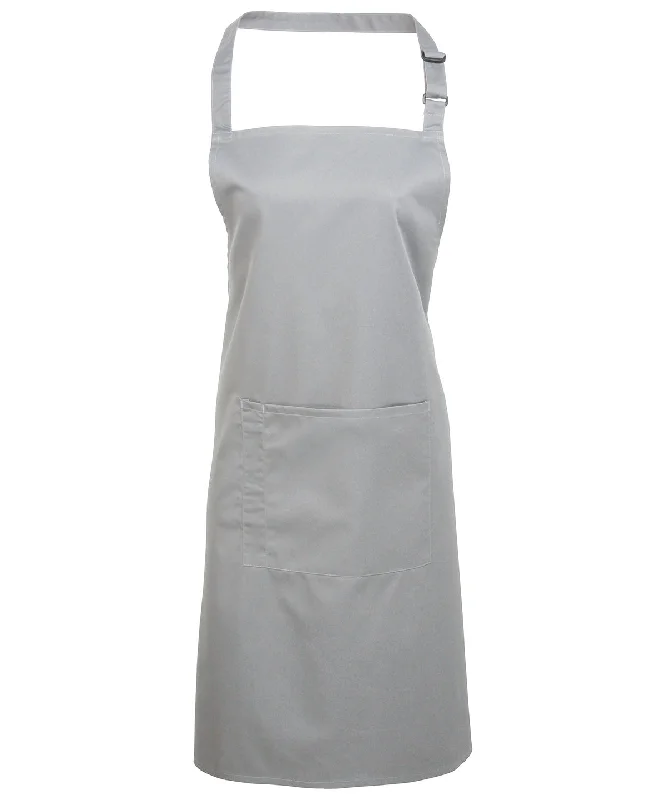 Silver - Colours bib apron with pocketSuede Jackets