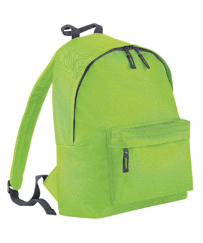 Lime Green/Graphite grey - Junior fashion backpackLogo Jackets