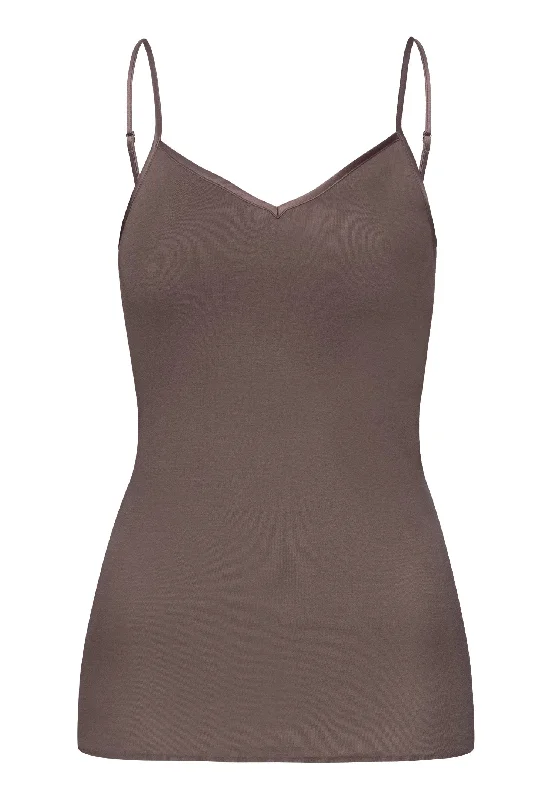 Cotton Seamless Padded Cotton Camisole | Stonewash 71605-2756CamisoleCrystal