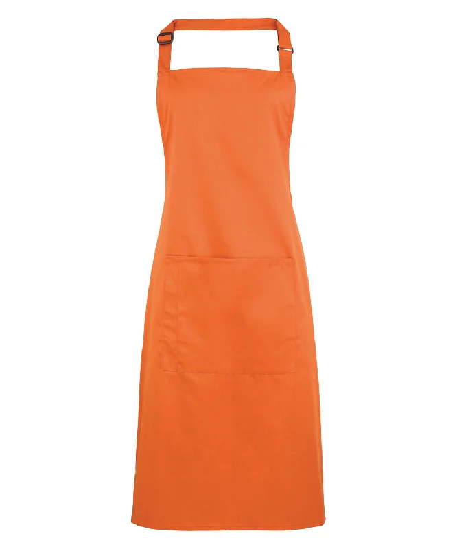 Terracotta - Colours bib apron with pocketWool Jackets