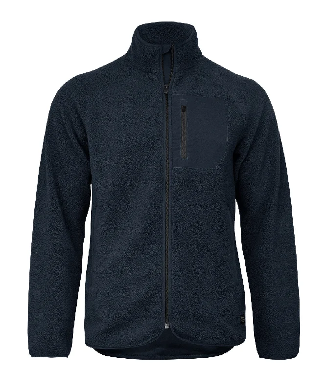 Dark Navy - Timberlake – modern sherpa fleeceAsymmetrical Jackets