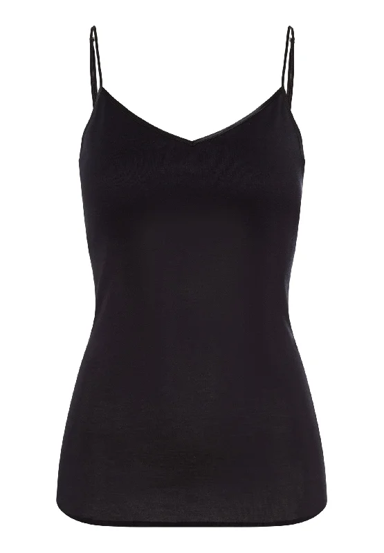 Cotton Seamless Padded Cotton Camisole | Black 71605-019CamisoleGalaxy