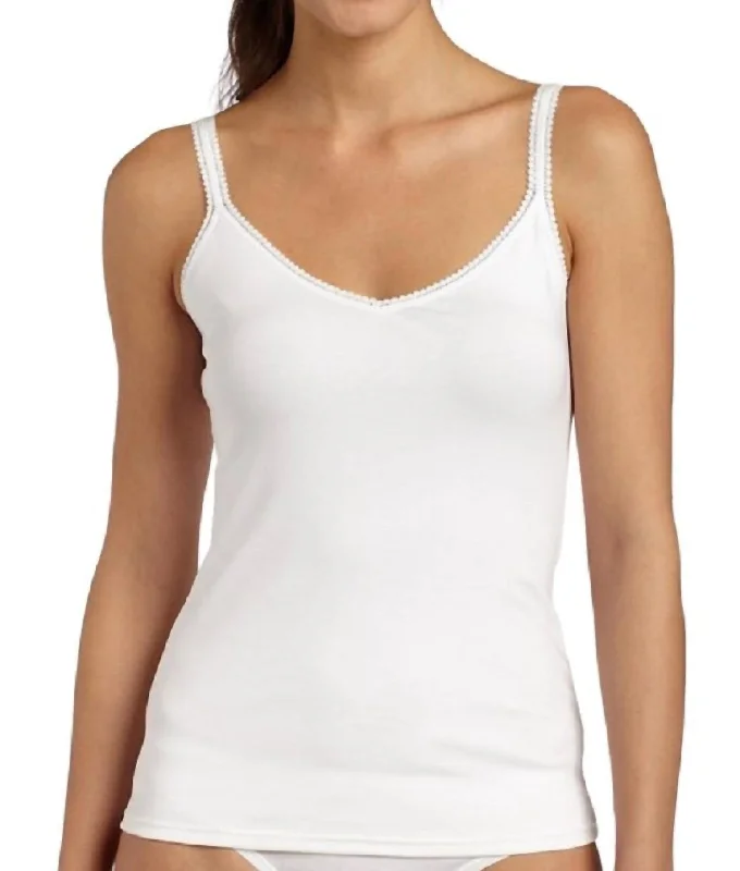 Cabana Cotton Camisole In WhiteCamisoleDrift