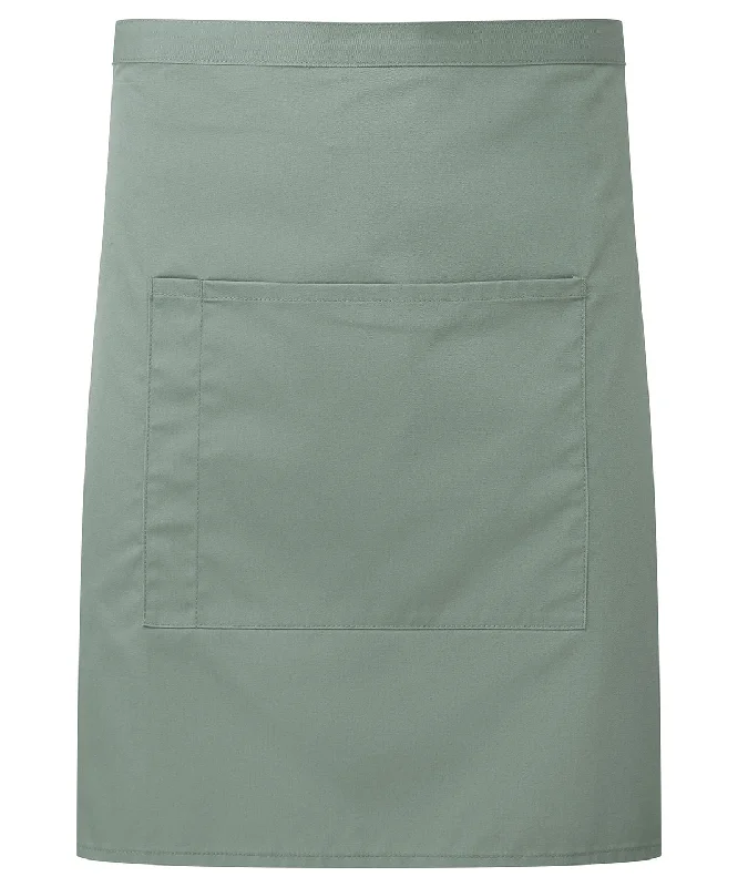 Sage - ‘Colours collection’ mid-length pocket apronEmbellished Jackets