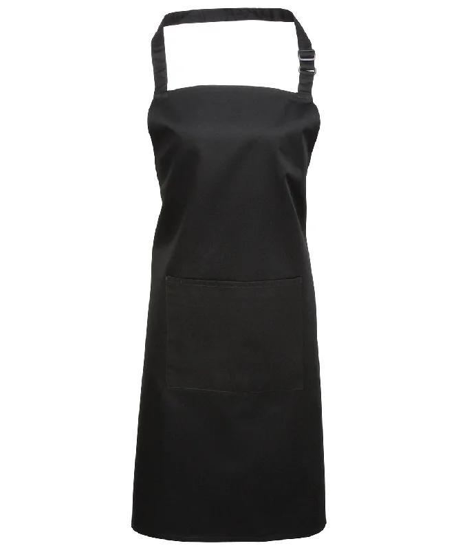 Black - Colours bib apron with pocketRainproof Jackets