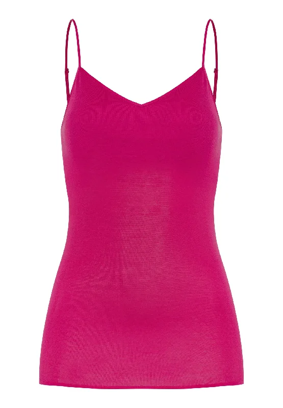 Cotton Seamless Padded Cotton Camisole | Very Berry 71605-1370CamisoleSummit