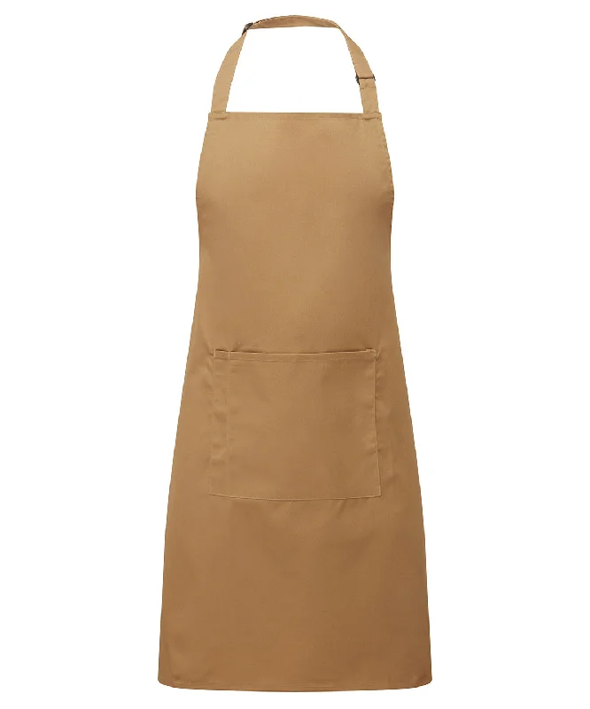 Camel - Colours bib apron with pocketSummer Jackets