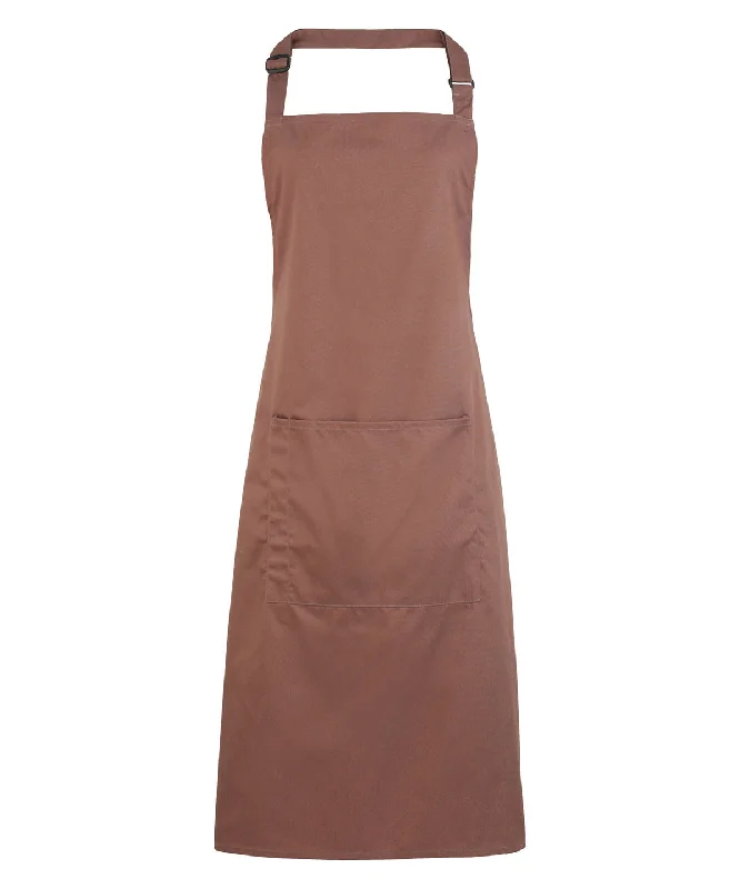 Mocha - Colours bib apron with pocketWaterproof Jackets