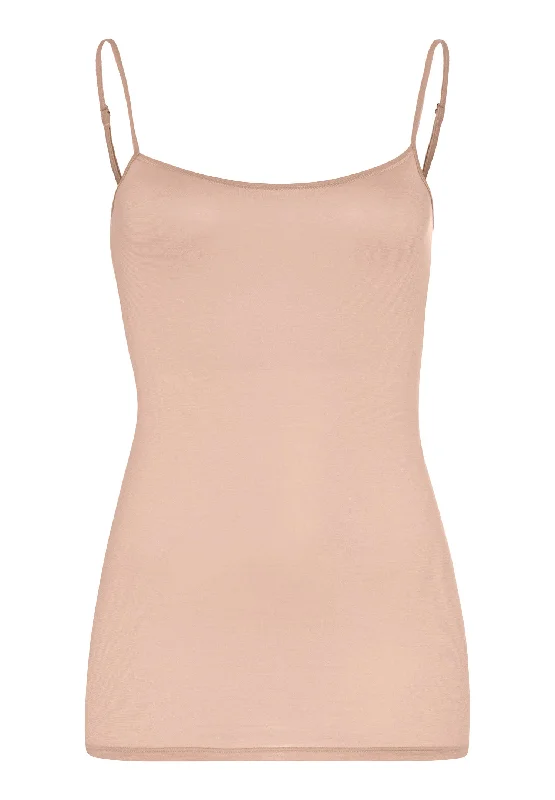 Ultralight Round Neck Cotton Camisole | Beige 71820-274CamisoleCrest