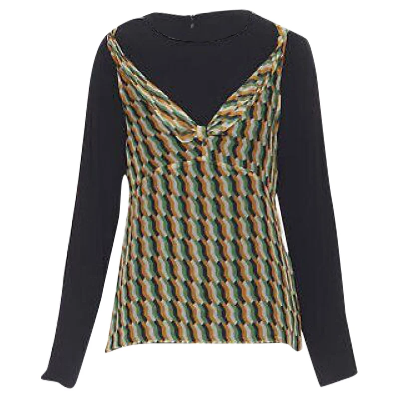 Dries Van Noten silk geometric camisole layer topCamisoleChimera