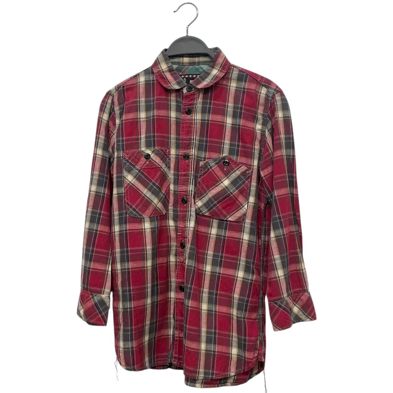 HYSTERIC GLAMOUR/LS Shirt/S/Red/Cotton/Plaid/Printed Shirts