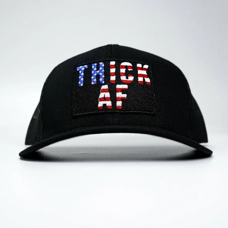 Thick AF USA Edition Patch Mid-Profile Mesh Snapback