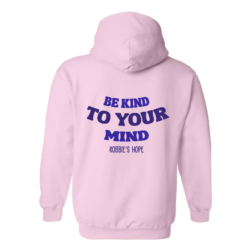 Light Pink w/ Blue Text