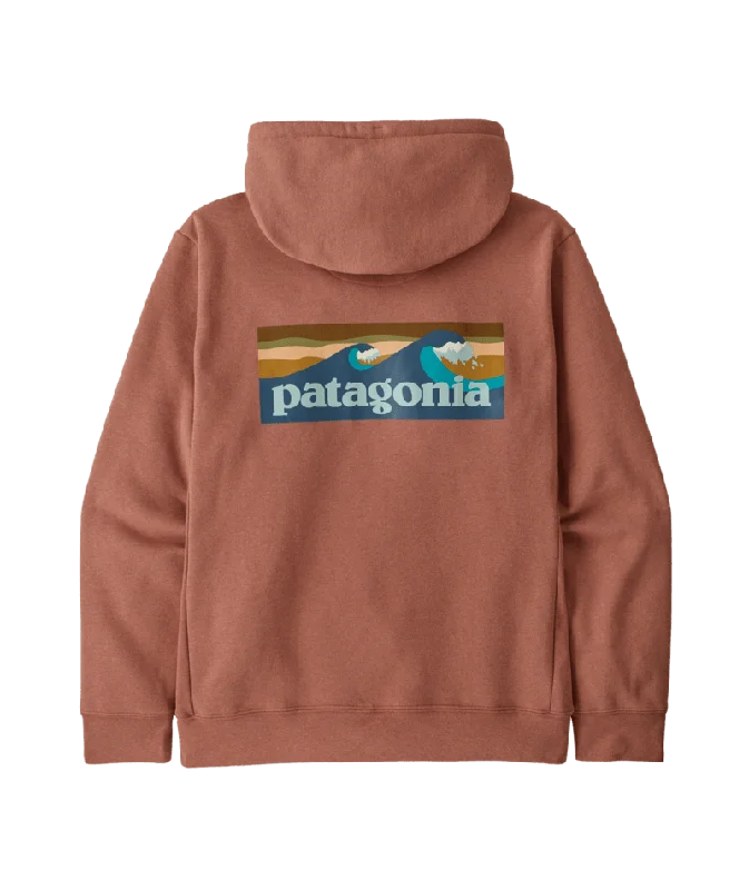 Cropped HoodiesPatagonia Boardshort Logo Uprisal Hooded Sweatshirt-Sienna Clay