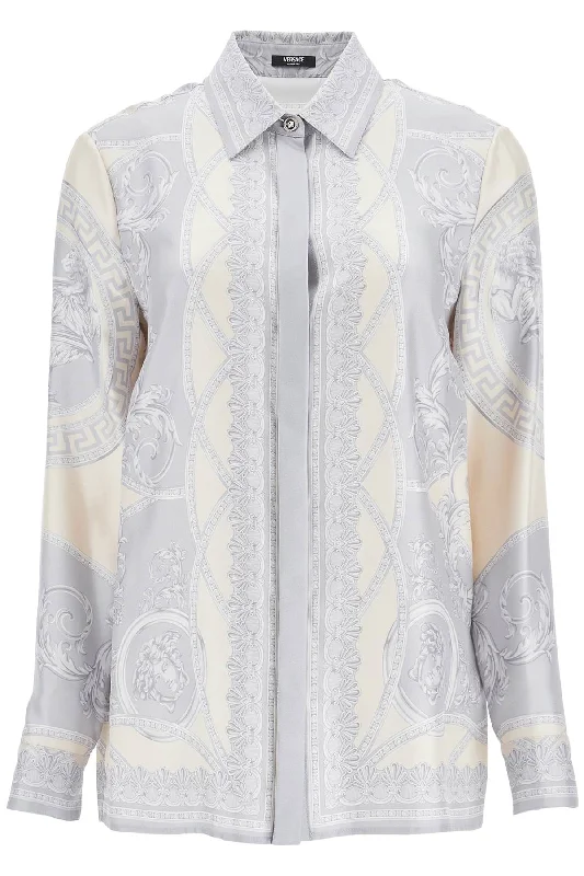 Versace Women's Silk Shirt The Cut Of The GodsArtist Shirts