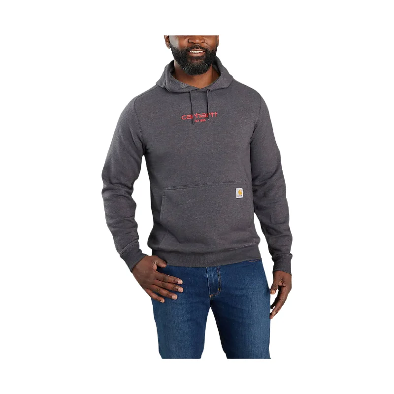 Zip-Up HoodiesCarhartt Men's Force Relaxed Fit Lightweight Logo Graphic Sweatshirt - Carbon Heather