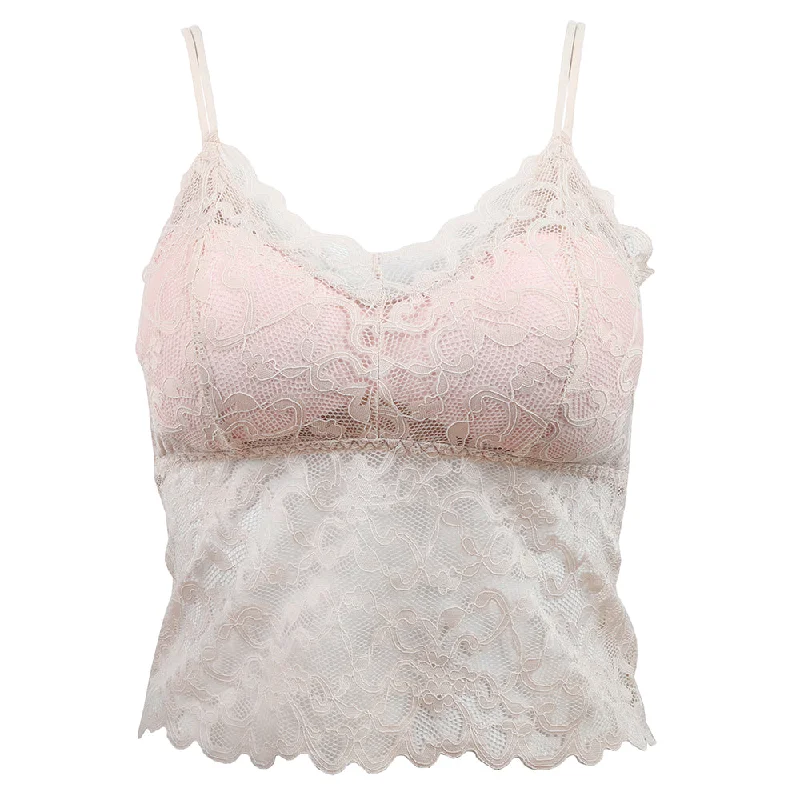 Women's Foam Net Camisole - PeachCamisoleDiamond