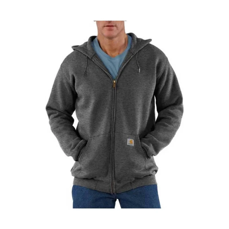 Button-Up SweatshirtsCarhartt Men's Midweight Hooded Zip-Front Sweatshirt - Carbon Heather