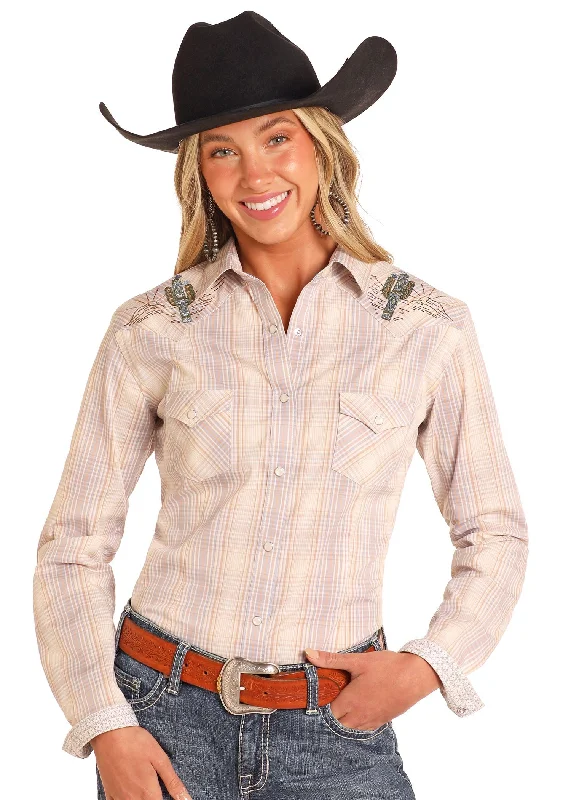 Women's Rough Stock Snap Front Shirt #RWN2S04592Recycled Fabric Shirts