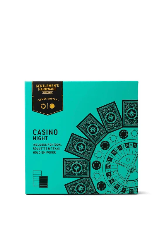 Gentlemans Hardware Casino Night Game Set