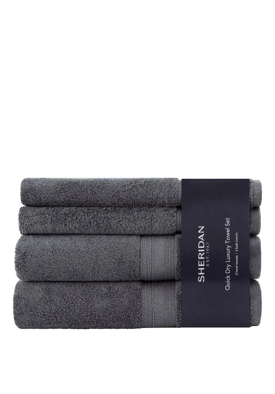 Sheridan Quick Dry Luxury Towel Set, Graphite