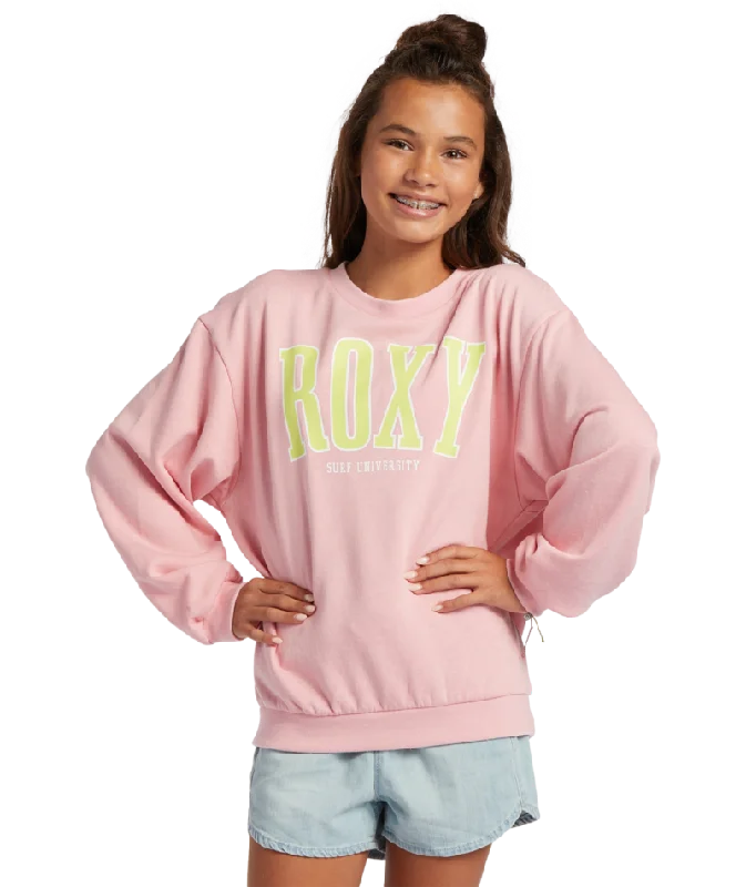 Sports Team HoodiesRoxy Butterfly Parade Sweatshirt-Candy Pink