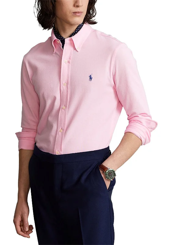 Ralph Lauren Featherweight Mesh Shirt, Carmel Pink