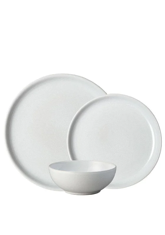 Denby Intro Stone White 12 Piece Tableware Set