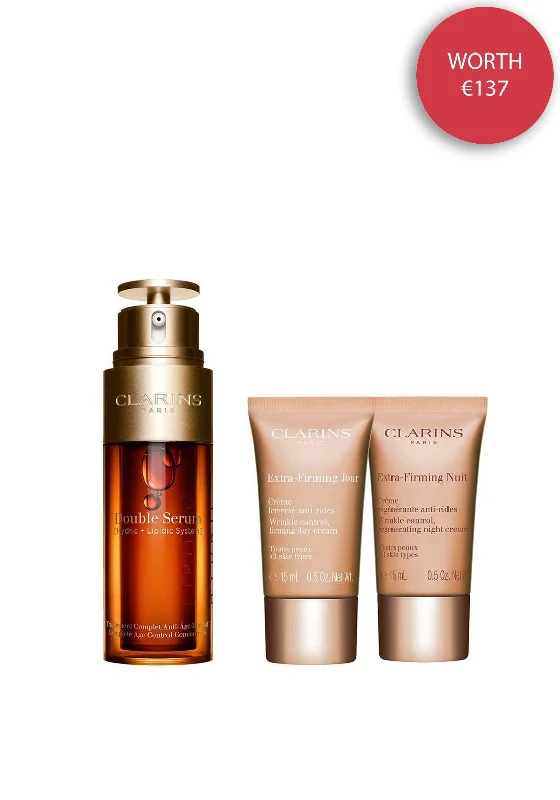 Clarins Double Serum and Extra Firming Age Defying Set