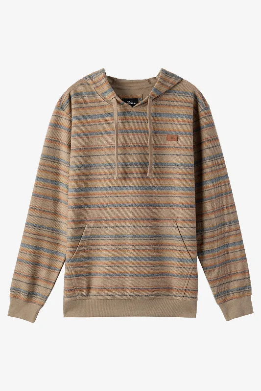 Windbreaker SweatshirtsO'Neill Bavaro Stripe Pullover Sweatshirt-Khaki