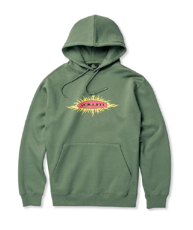 Graphic HoodiesVolcom Nu Sun PO Sweatshirt-Fir Green