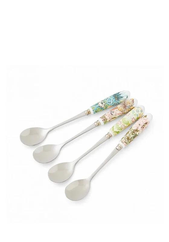 Spode by Morris & Co Teaspoons, Set of 4