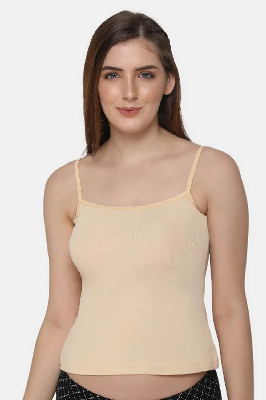 Intimacy Full Coverage Non-Padded Cotton Slip Camisole – IN02 | Wire-Free & Moisture-Wicking DesignCamisoleShift