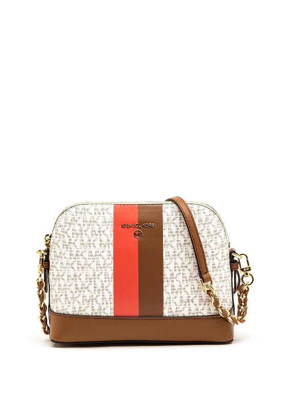 MICHAEL Michael Jet Set Small Dome Crossbody Bag, Dahlia Multi