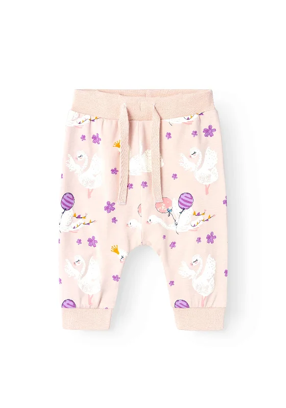 Wide-legName It Baby Girl Vandora Print Pant, Sepia Rose