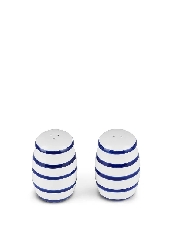 Newbridge Striped Salt & Pepper Set, Blue Multi