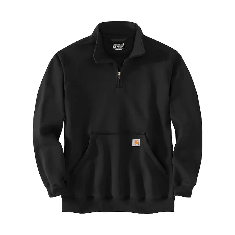 Outdoor SweatshirtsCarhartt Men's Quarter Zip Mock Neck Sweatshirt - Black