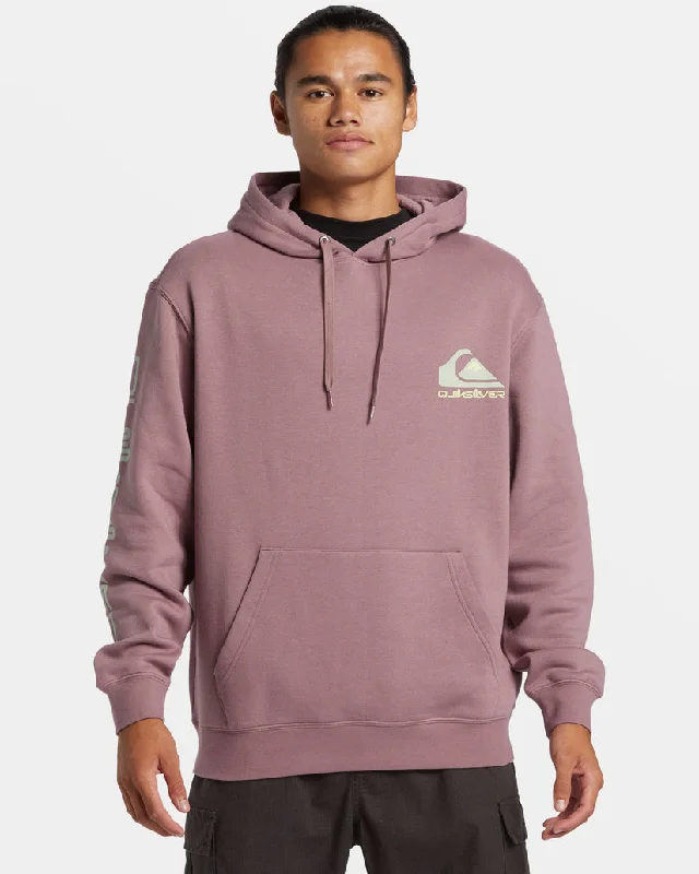 Organic Cotton SweatshirtsQuiksilver Omni Logo Hooded Sweatshirt-Grape Shake