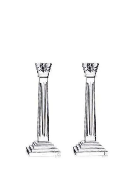 Waterford Crystal Stately Candlesticks, Set of 2