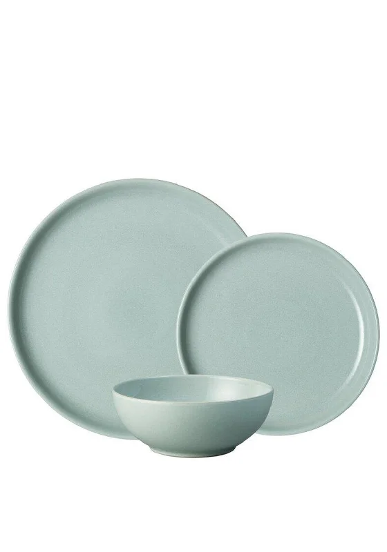 Denby Intro Pale Blue 12 Piece Tableware Set