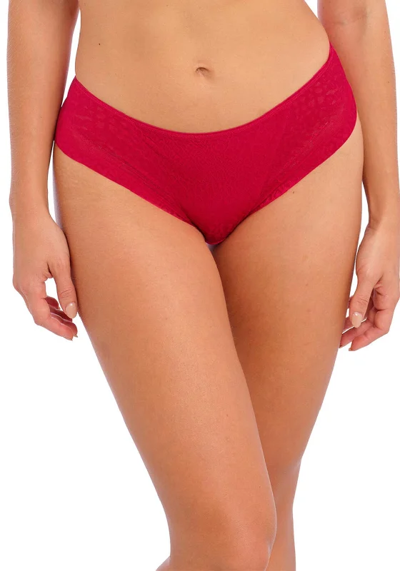 Fantasie Envisage Mesh Panel Briefs, Raspberry