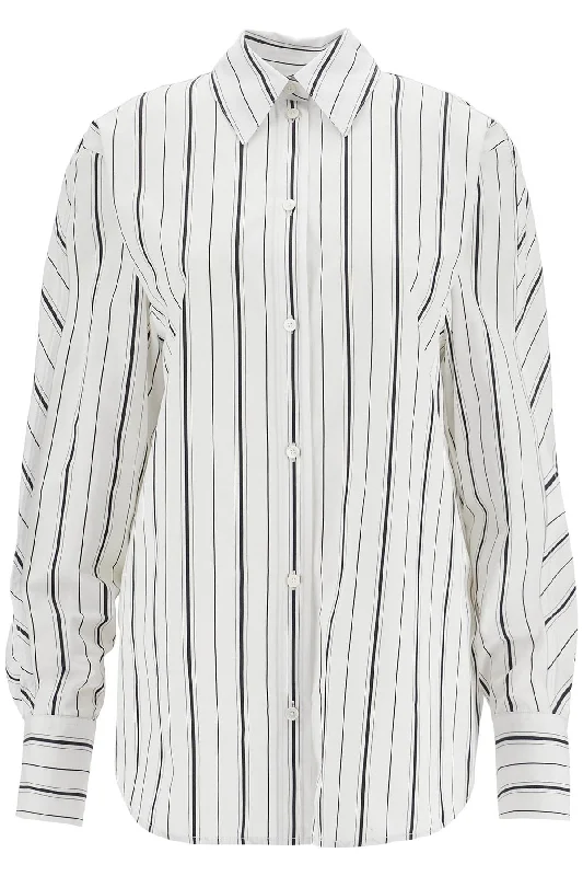 Toteme Women's And Striped Kimono Sleeve Shirt In Organic CottonLongline Shirts