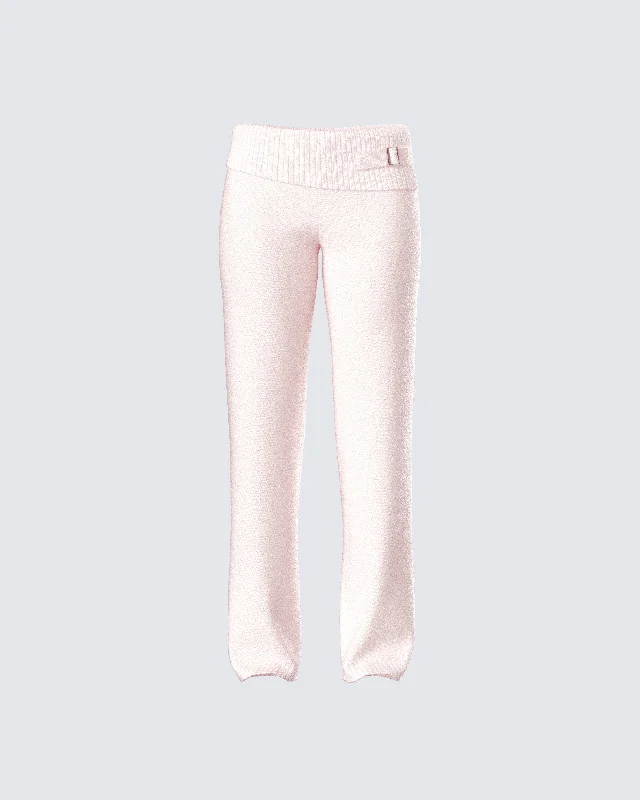 SkortsAlyssa Pink Knit Pant