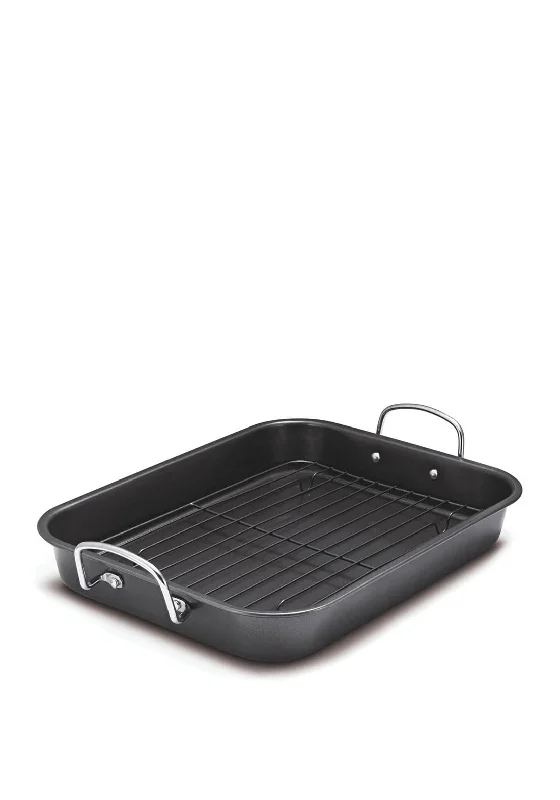 Prestige Non-Stick Roasting Pan & Flat Rack Set