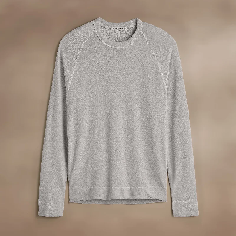 Studded SweatshirtsVintage French Terry Sweatshirt - Light Mist Pigment